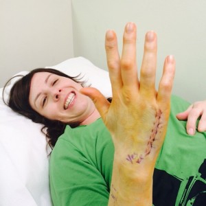 I'm smiling here, but it wasn't that fun.