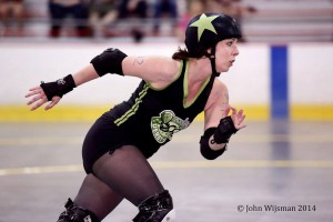 I was primarily a jammer with my old league. (Photo by John Wijsman)